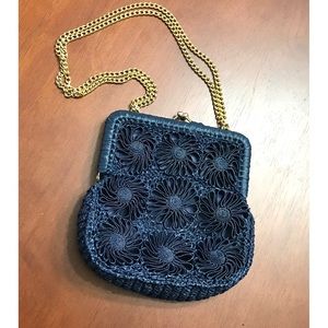 Vintage Navy Purse by Mantessa